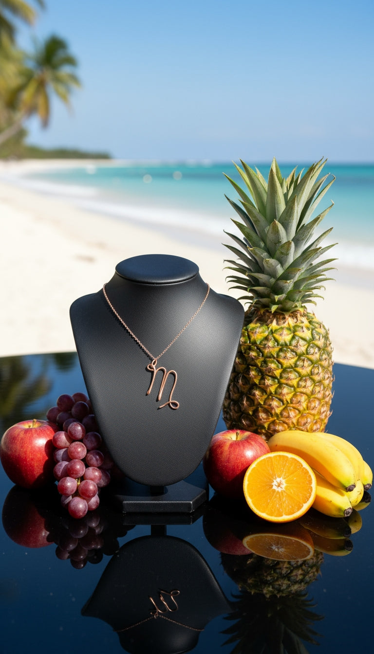 100% Pure Copper Zodiac Sign Jewelry - Comes With Copper Chain (Rare)