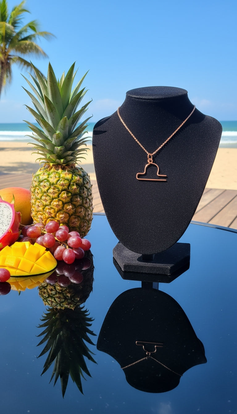 100% Pure Copper Zodiac Sign Jewelry - Comes With Copper Chain (Rare)