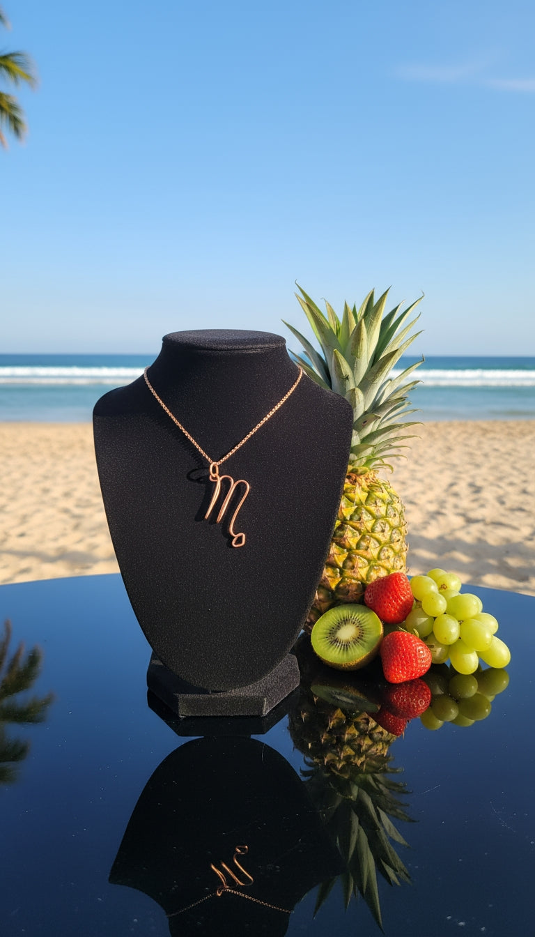 100% Pure Copper Zodiac Sign Jewelry - Comes With Copper Chain (Rare)