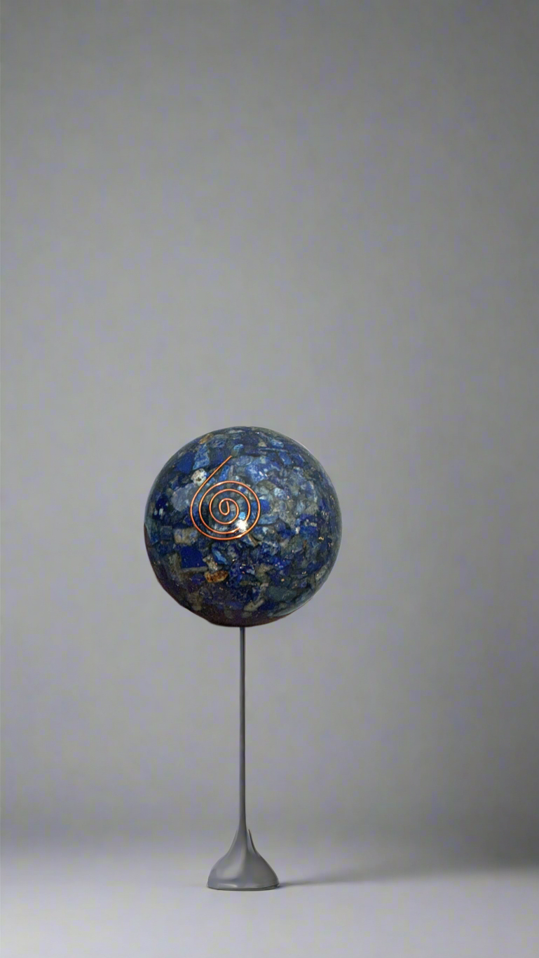 Lapis Lazuli - Orgone Copper Charged Sphere