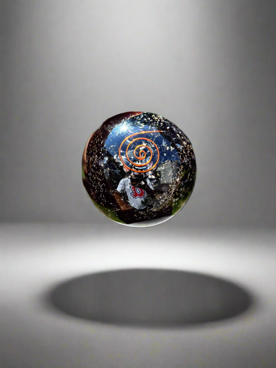 Black Tourmaline - Orgone Copper Charged Sphere