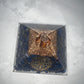 Lapis Lazuli Sigil Copper Charged Orgone Crystal Generator & Pyramid (Rare) (Sends Your Intention Out)