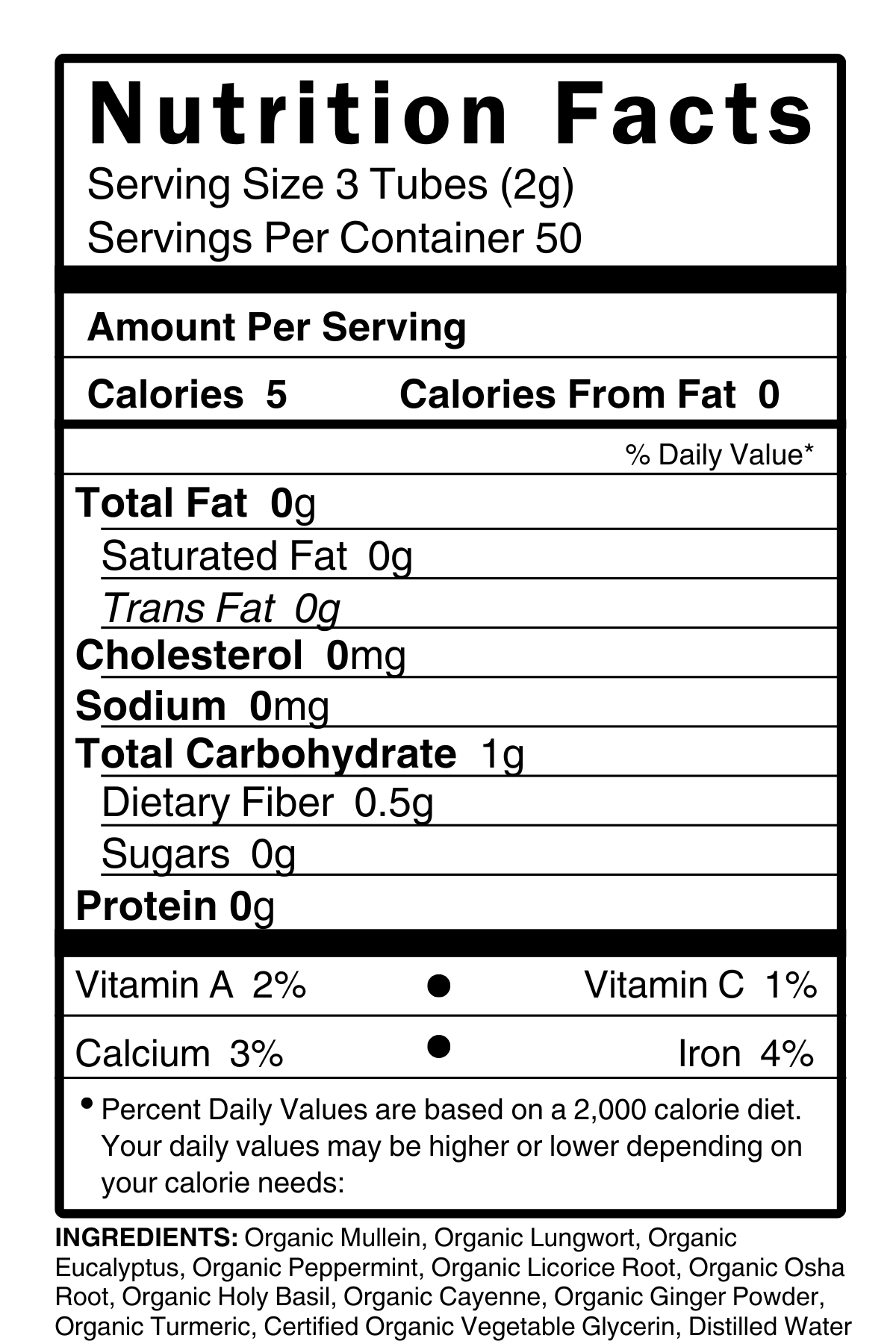 Lung Detox - Tincture - Very Powerful