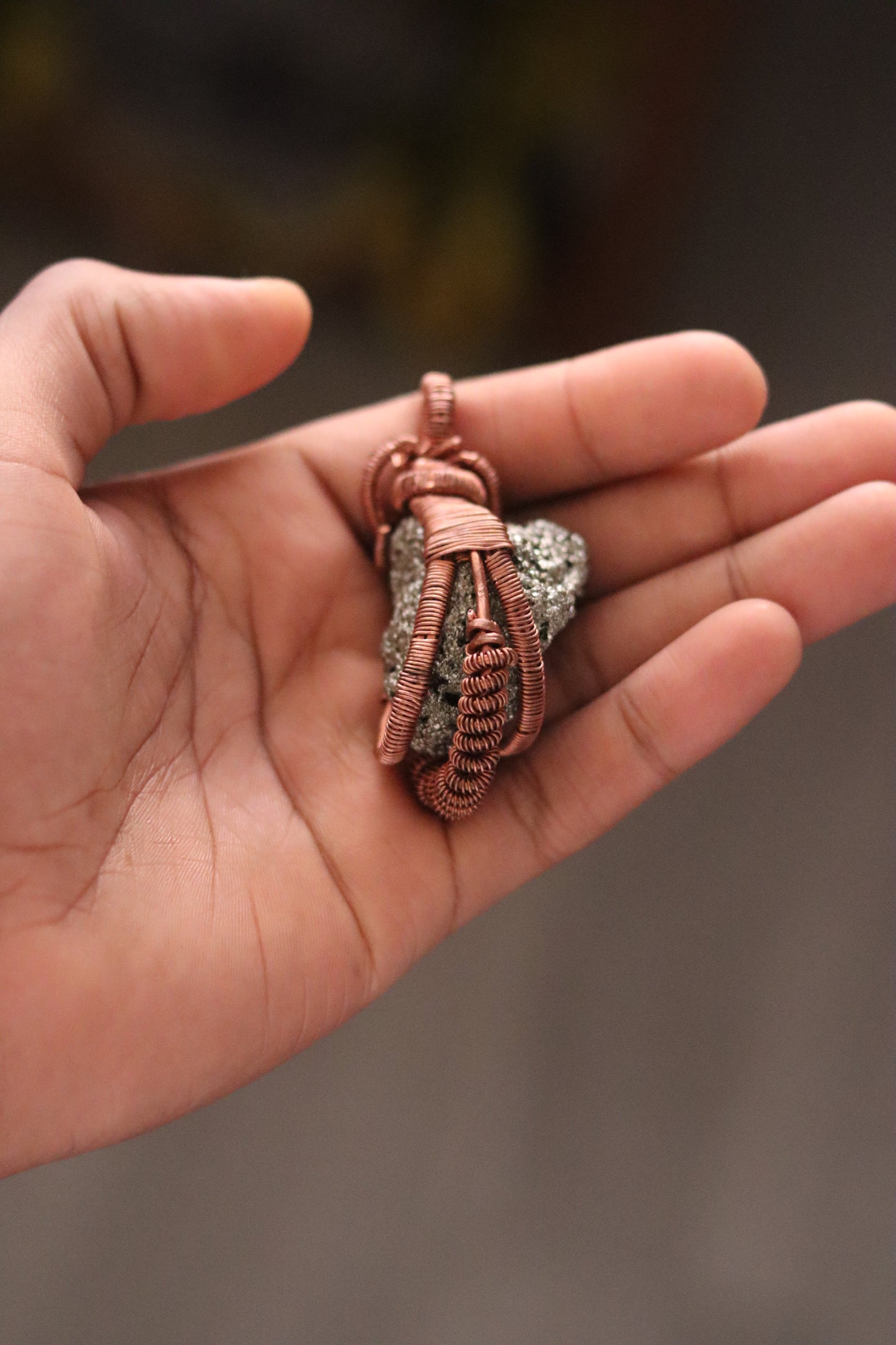 Pyrite - Luxury Copper Wrapped Crafted Crystal Gift For Money & Confidence