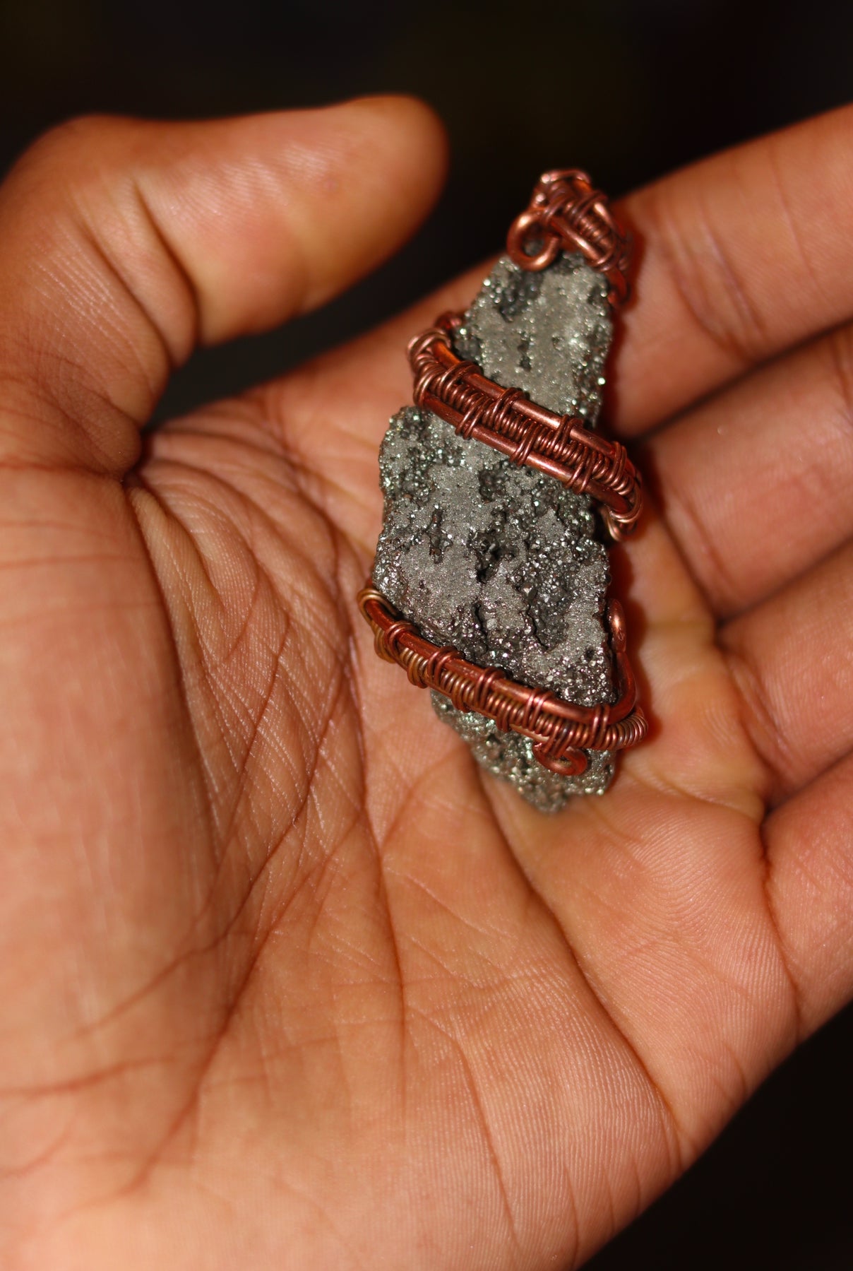 Pyrite - Luxury Copper Wrapped Crafted Crystal Gift For Money & Confidence