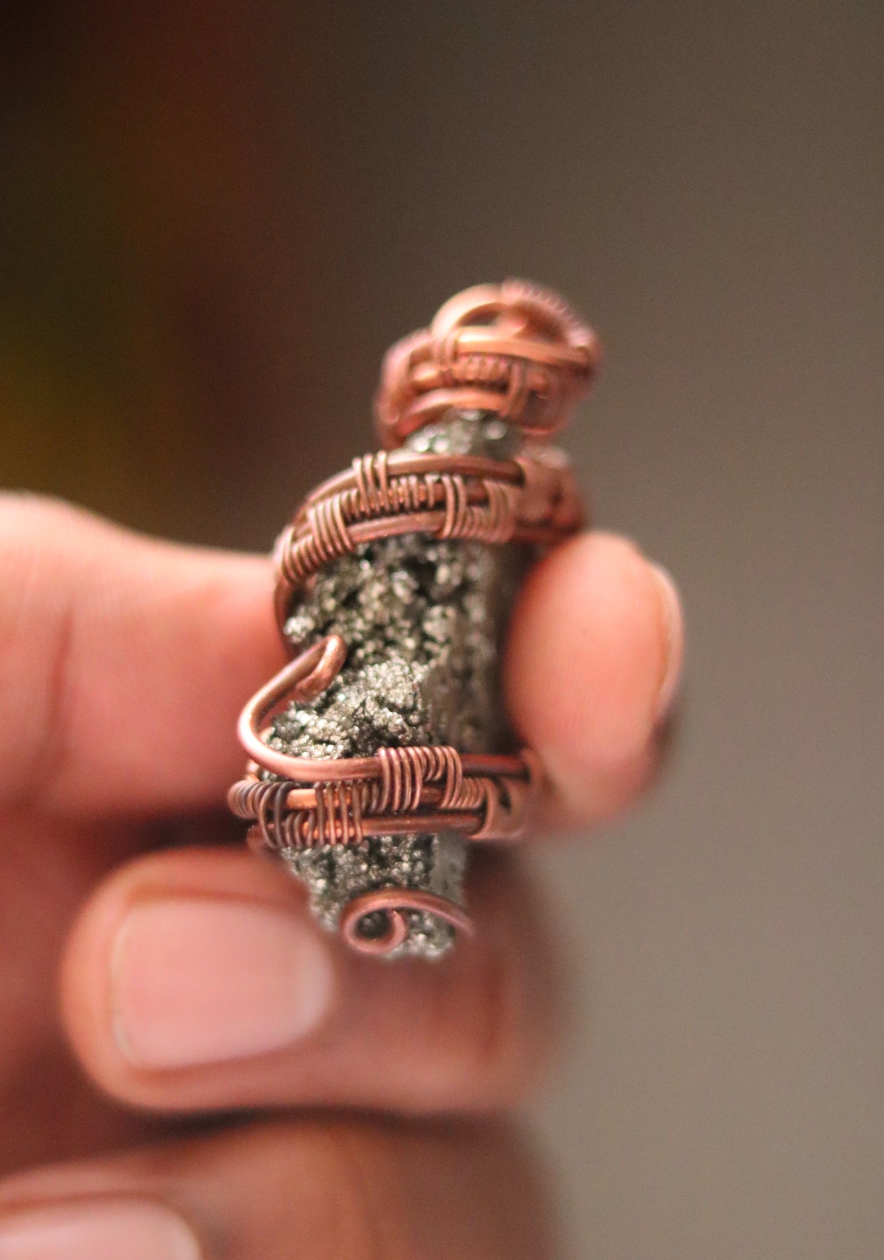 Pyrite - Luxury Copper Wrapped Crafted Crystal Gift For Money & Abundance