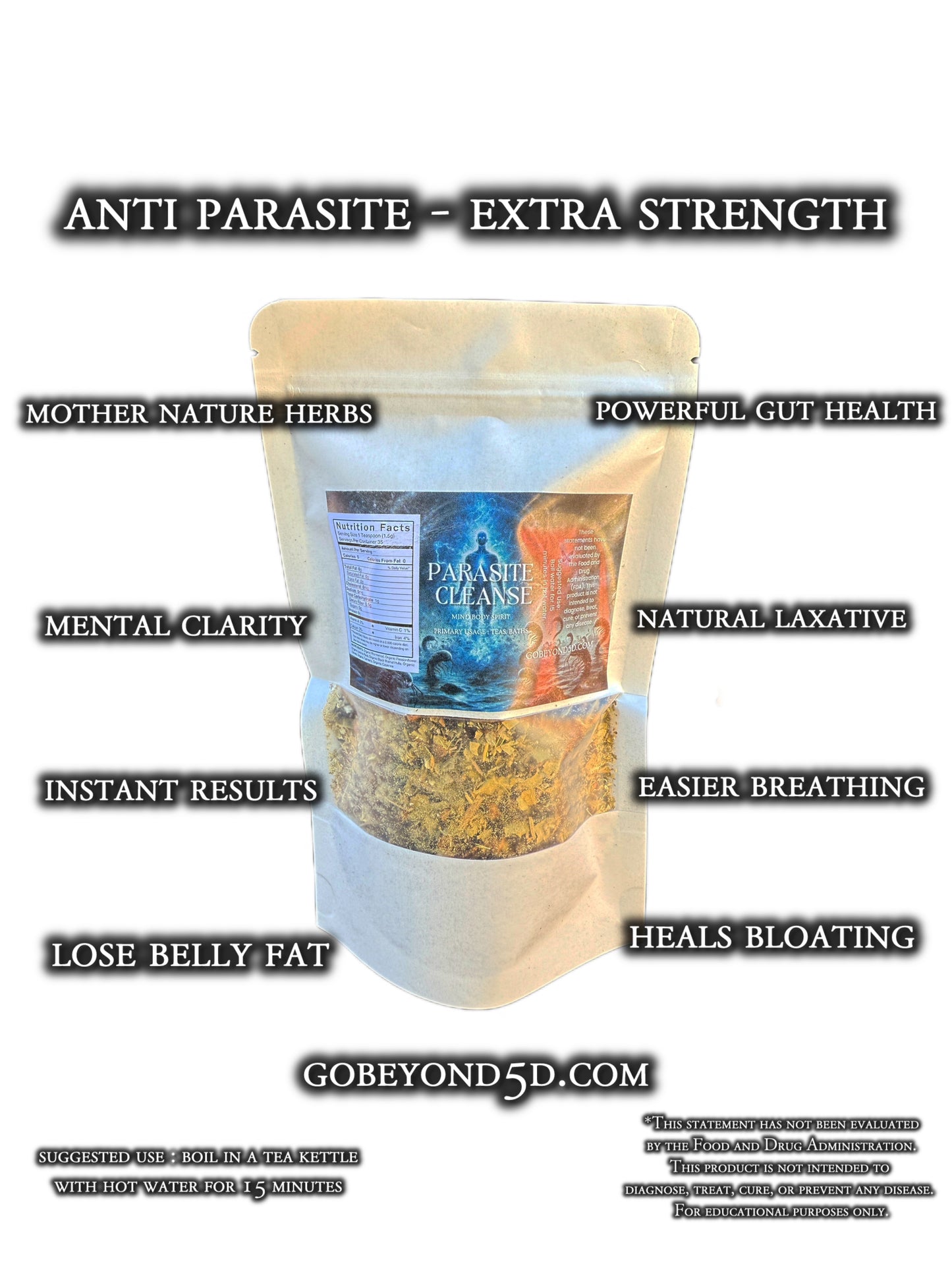 Rapid Parasite Cleanse [Extra Strength] - Gut Detox