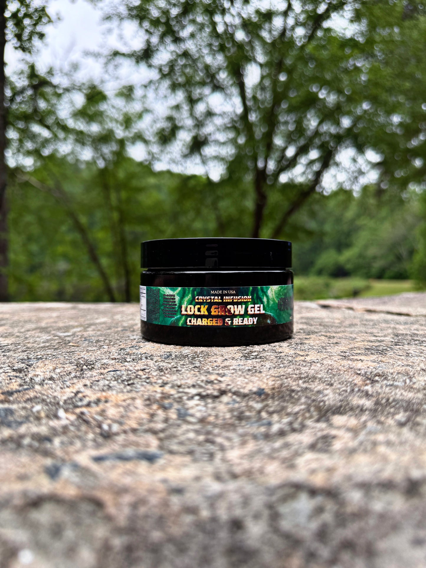 Lock Gel - Crystal Charged ( For Lock Growth ) (All Natural)