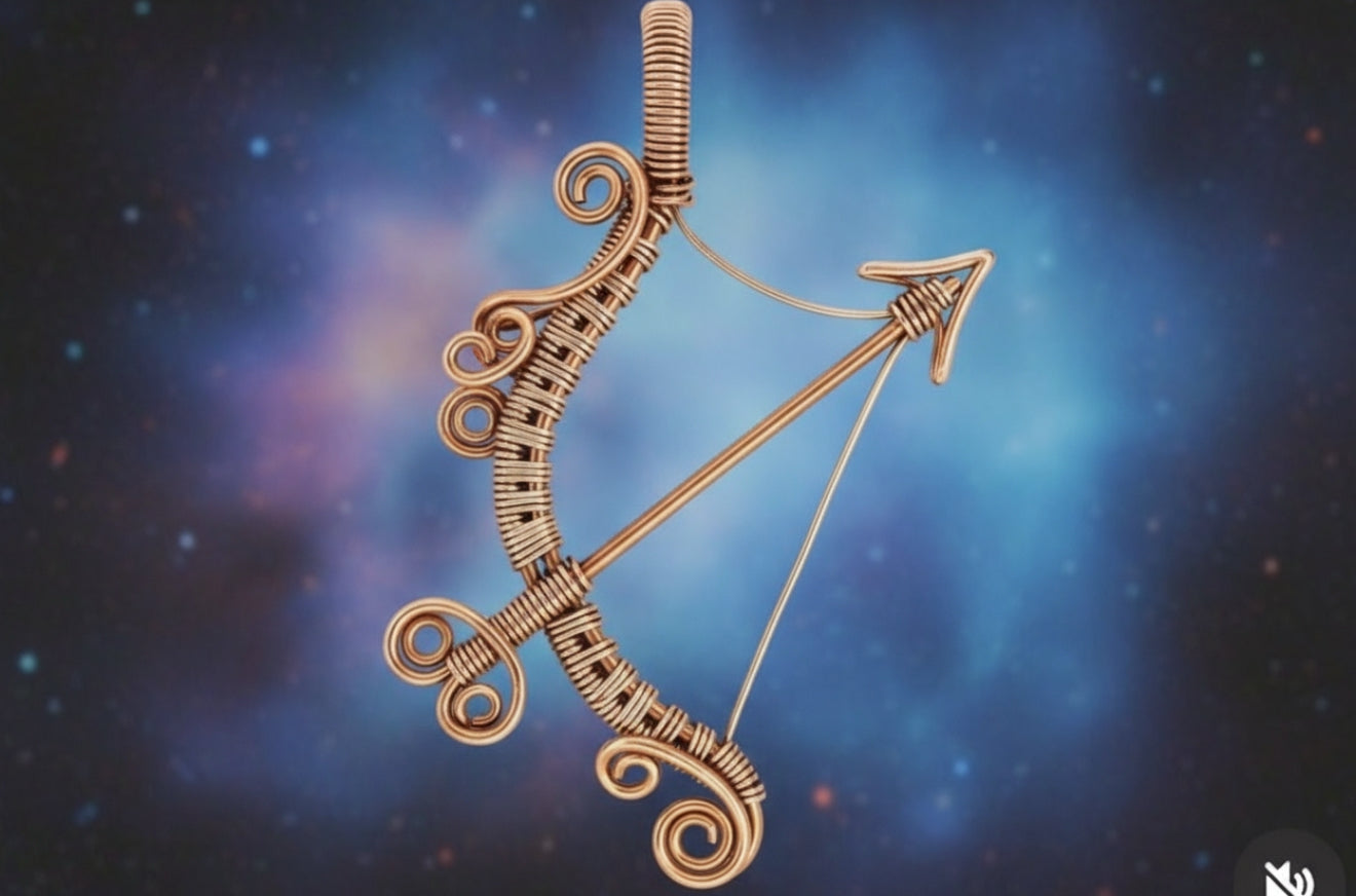 100% Pure Copper Zodiac Sign Pendent (Very Rare) (Comes With Copper Chain)