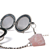 Rose Quartz Mesh Tea Ball