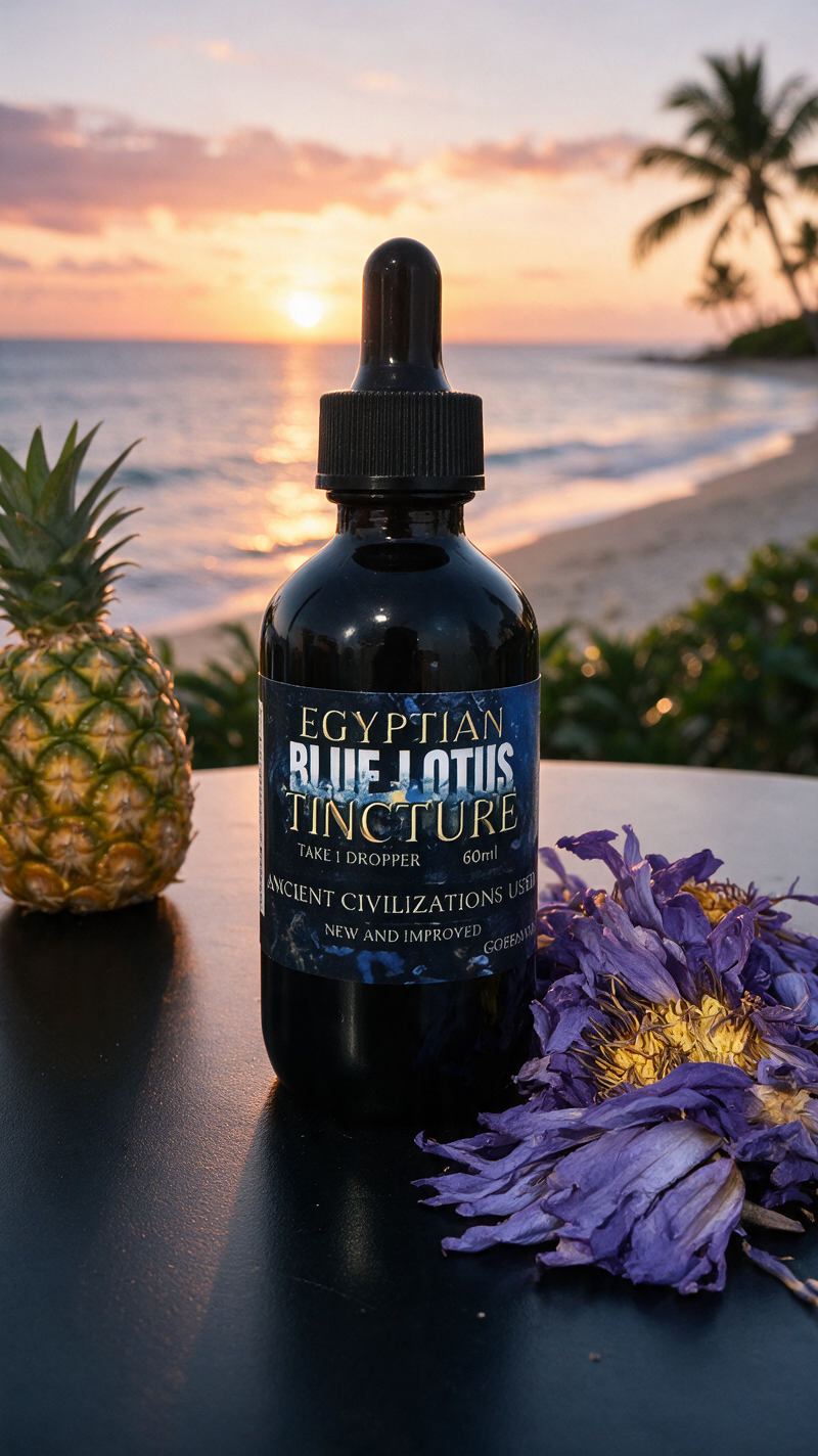 Blue Lotus Tincture | Ancient Egyptian Herbal Extract | New & Improved