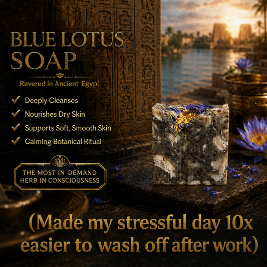 Egyptian Blue Lotus Soap | Ancient Herbal Spiritual Soap
