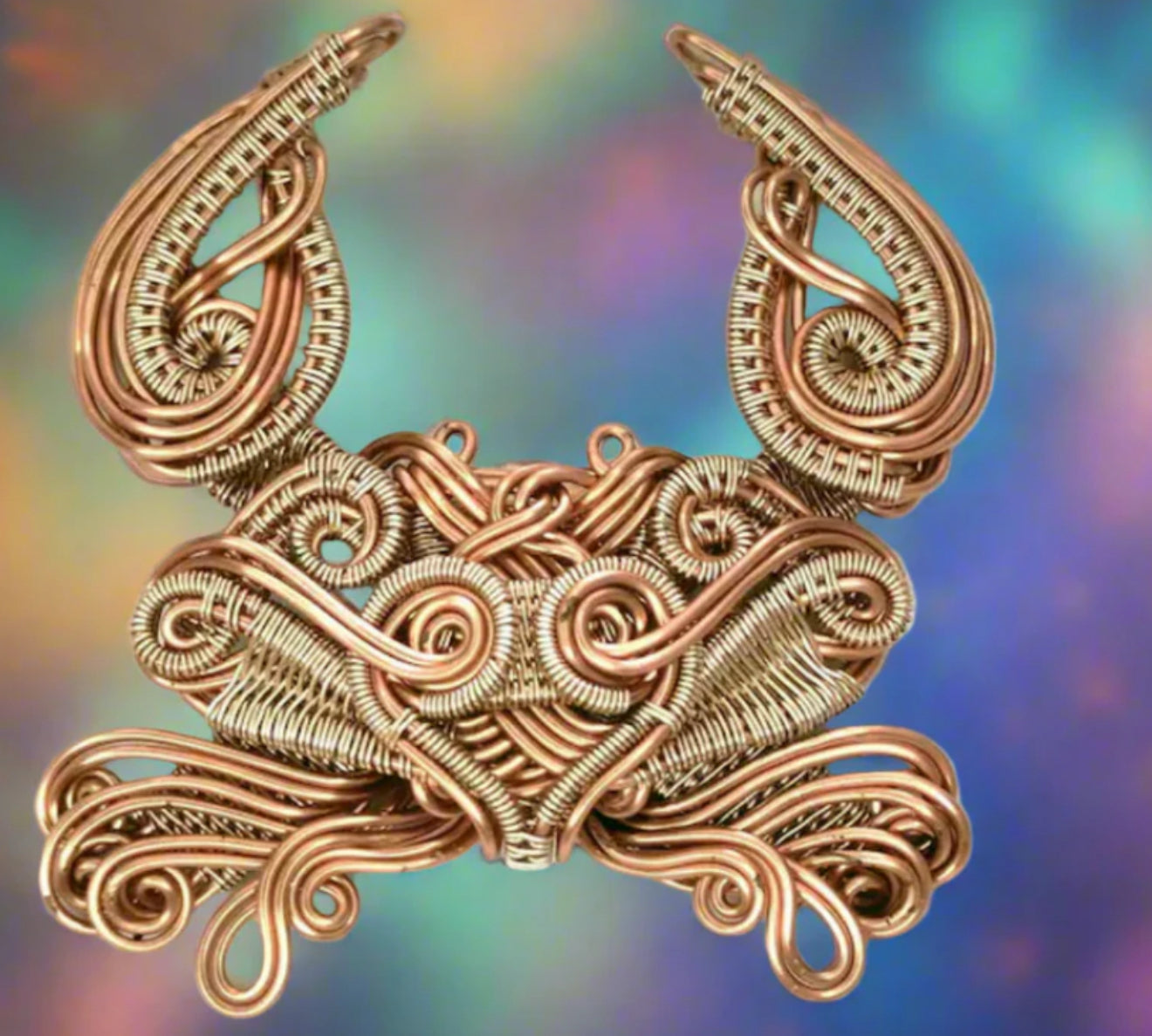 100% Pure Copper Zodiac Sign Pendent (Very Rare) (Comes With Copper Chain)
