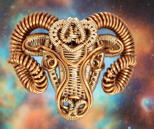 100% Pure Copper Zodiac Sign Pendent (Very Rare) (Comes With Copper Chain)