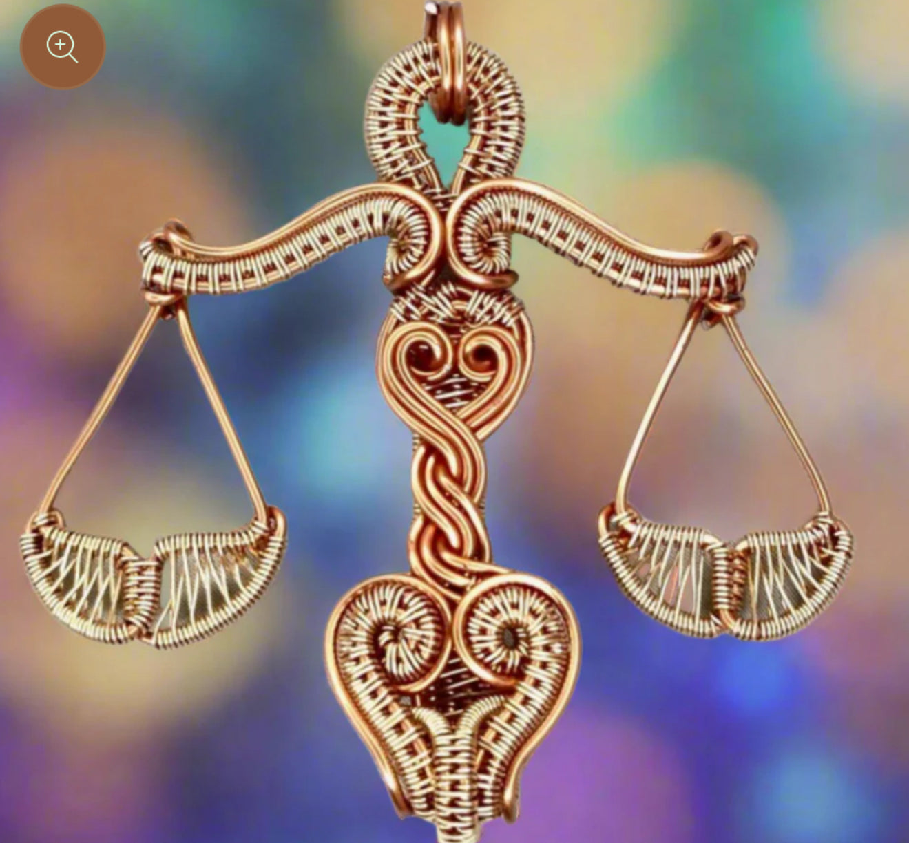 100% Pure Copper Zodiac Sign Pendent (Very Rare) (Comes With Copper Chain)