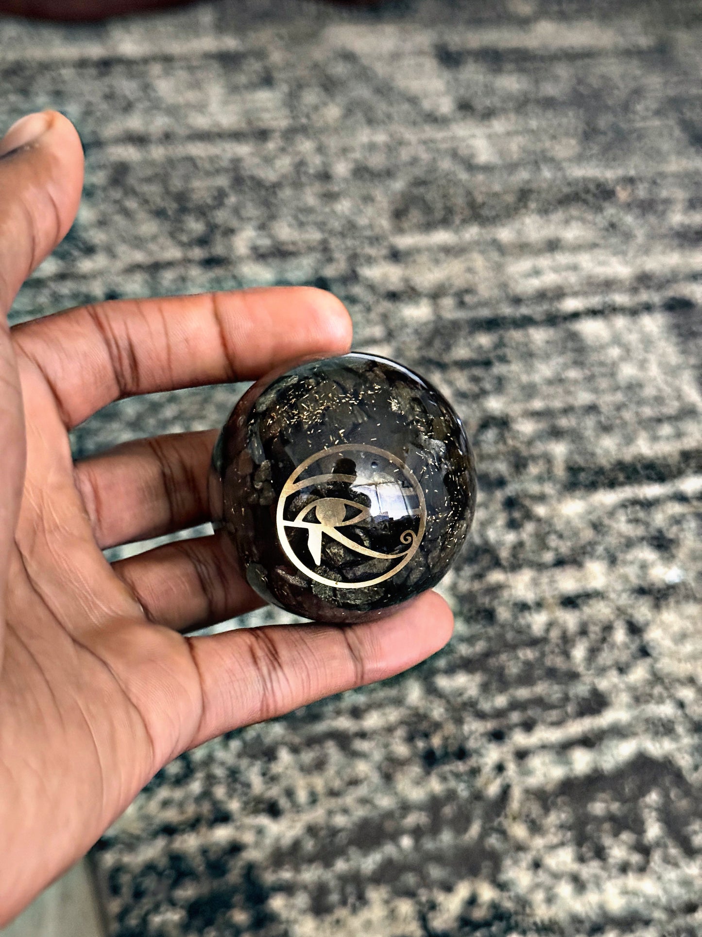 Pyrite - Orgone Copper Charged Sphere