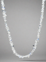 Beyond 5D Rainbow Moonstone Chip Necklace (Rare)