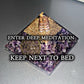 Amethyt Sigil Copper Charged Orgone Crystal Generator & Pyramid (Rare) (Protects from negative thoughts 💭)