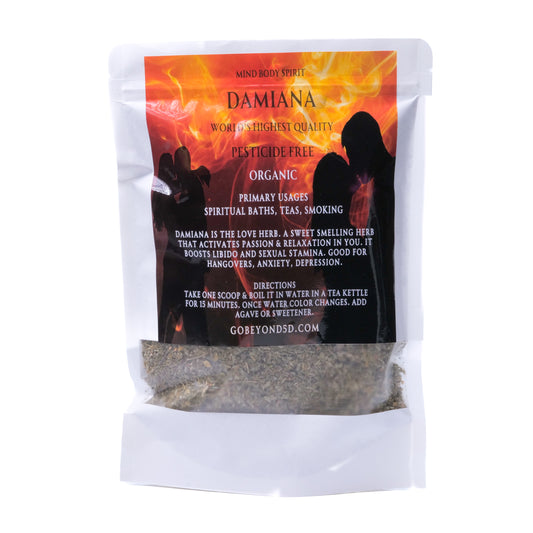 Large Raw Damiana - PASSION, ATTRACTION, IMPOTENCY