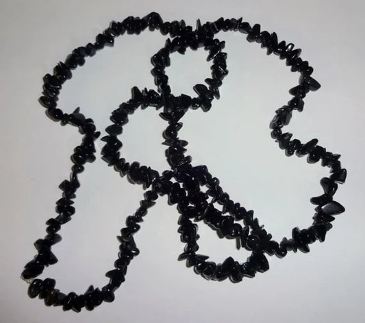 Black Obsidian Necklace (Rare) - PROTECTION, GROUNDING