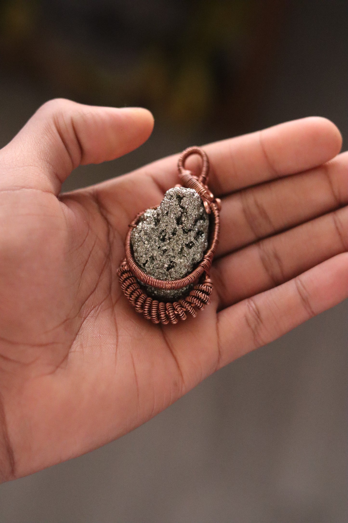 Pyrite - Luxury Copper Wrapped Crafted Crystal Gift For Money & Confidence