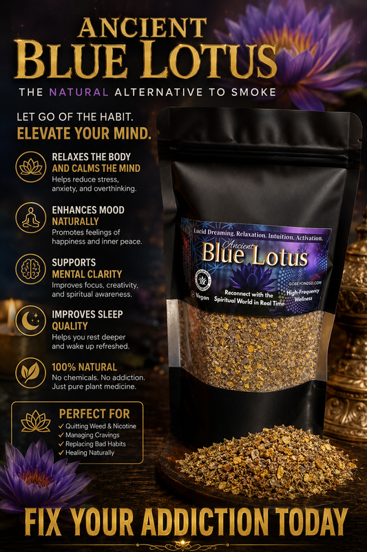 Egyptian Blue Lotus - Pesticide Free - Organic Grade (2oz)