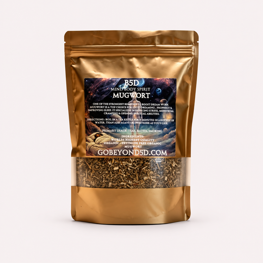 Organic Dried Mugwort Herb – Cut & Sifted Loose Leaf for Tea & Rituals