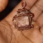 Luxury Copper Wrapped Sunstone Crystal