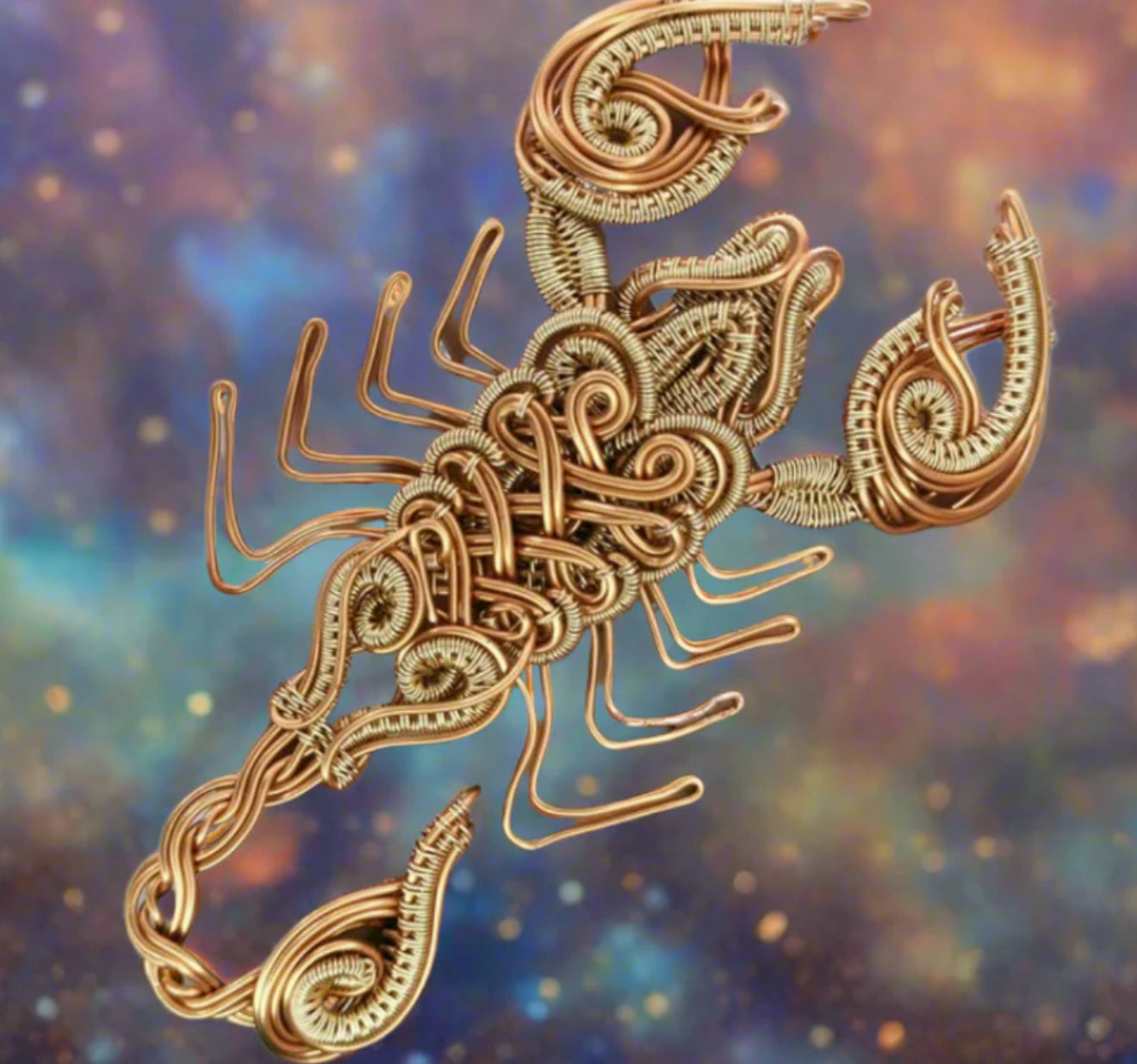 100% Pure Copper Zodiac Sign Pendent (Very Rare) (Comes With Copper Chain)