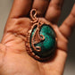 Malachite- Luxury Copper Wrapped Crafted Crystal Gift For Heart, Protection & Leadership