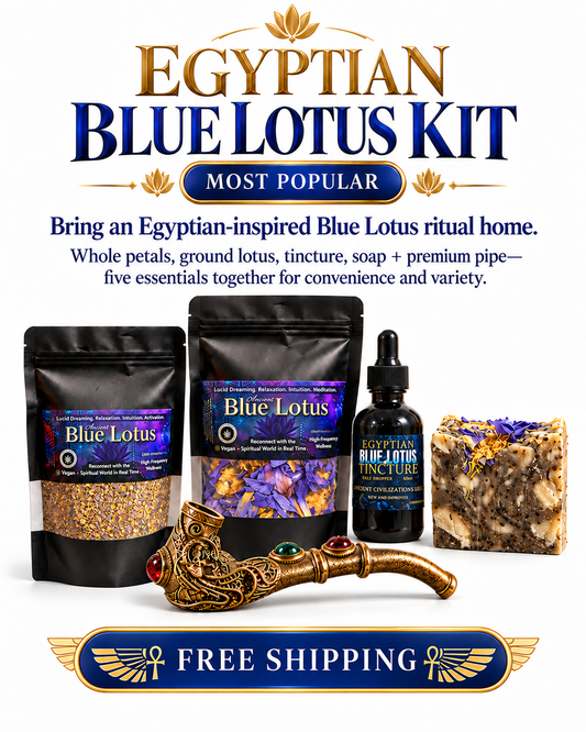 Egyptian Blue Lotus Ritual Kit — 5-Piece Bundle