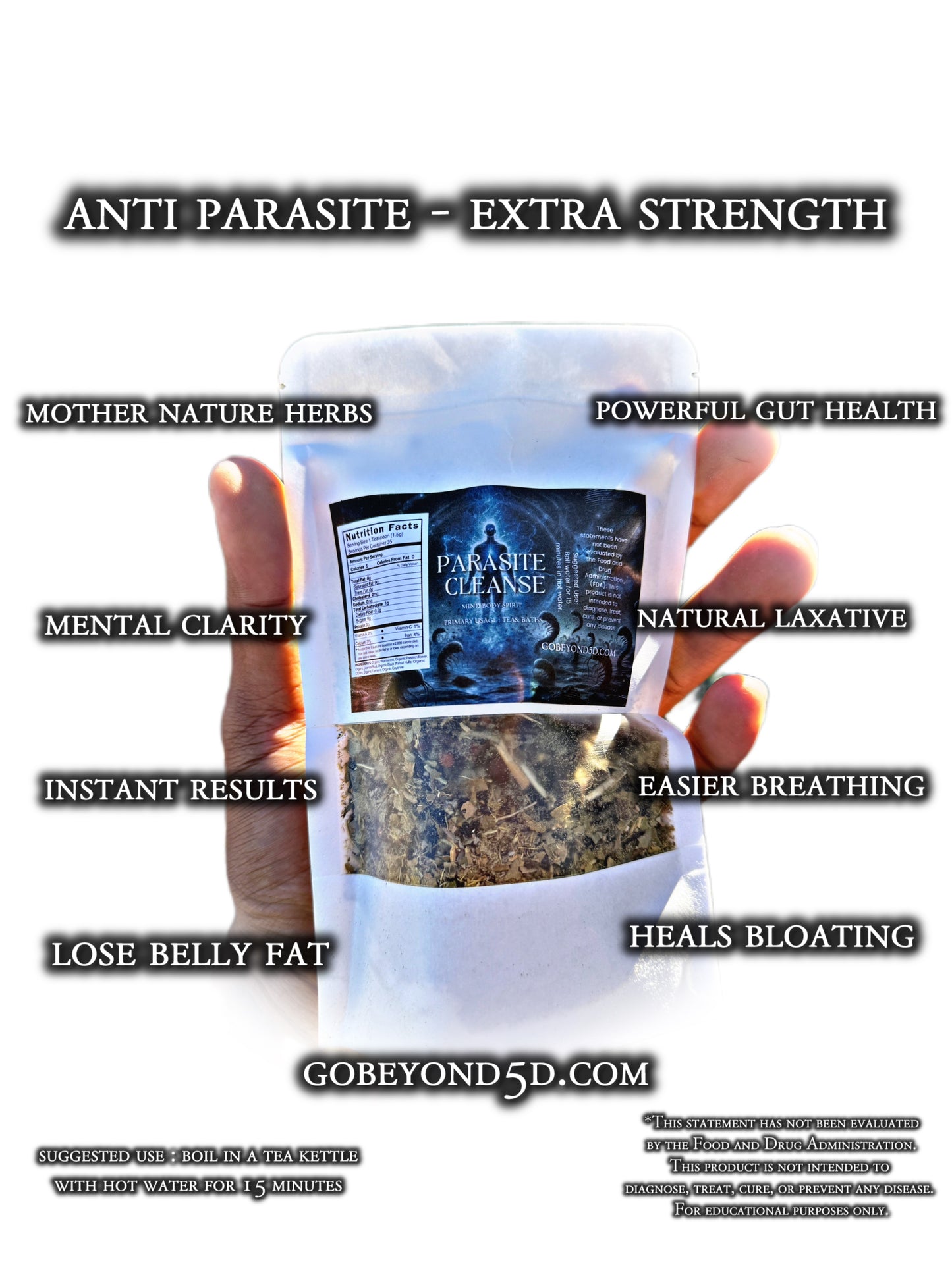 Rapid Parasite Cleanse [Extra Strength] - Gut Detox