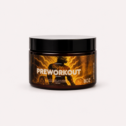 Vegan Pre Workout - Helps Tired Vegans, Build Muscle, Helps Vitality