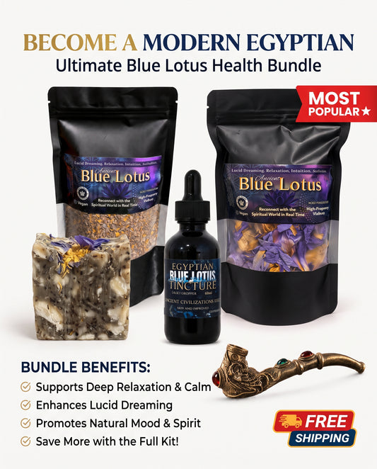 Egyptian Blue Lotus Ritual Kit — 5-Piece Bundle