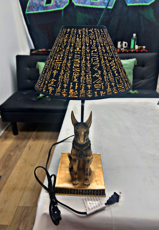 LUXURY DESIGNER ANCIENT EGYPTIAN DOG (LAMP) (RARE)