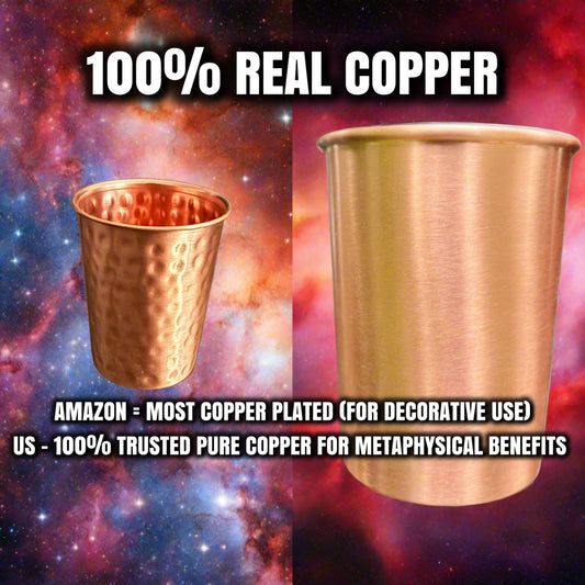100% Pure Real Copper Cup , High End ( Very Rare)