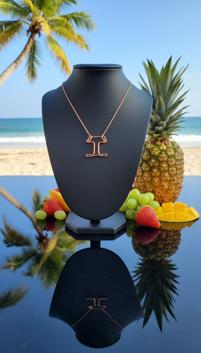 100% Pure Copper Zodiac Sign Jewelry - Comes With Copper Chain (Rare)