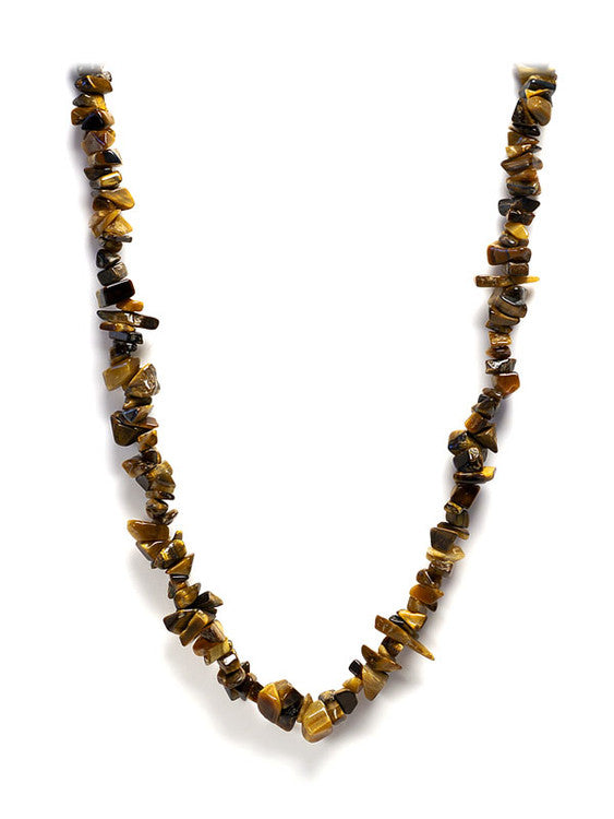 Tigers Eye Necklace (Rare) - WEALTH, MASCULINITY, EVIL EYE PROTECTION, FOCUS, CONFIDENCE, BALANCE