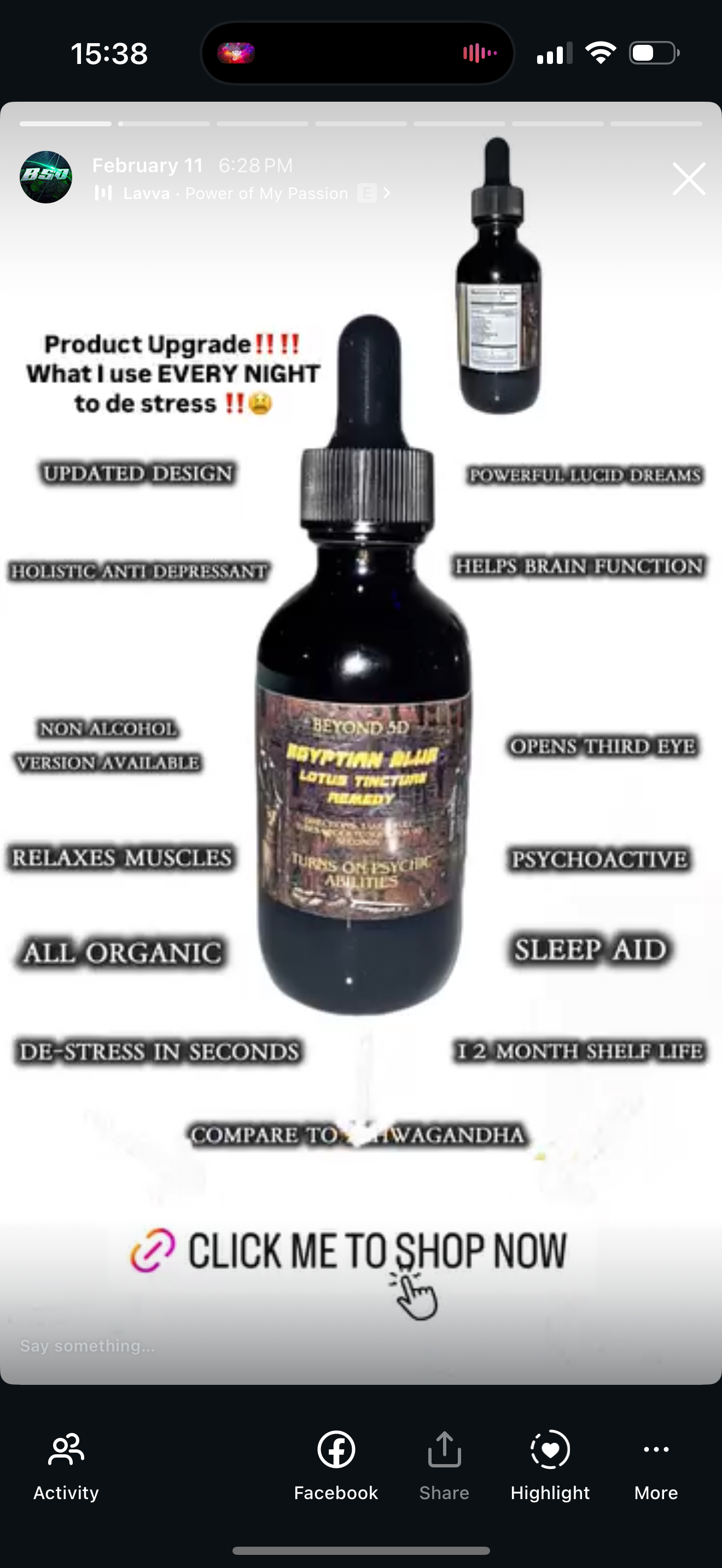 Blue Lotus Tincture