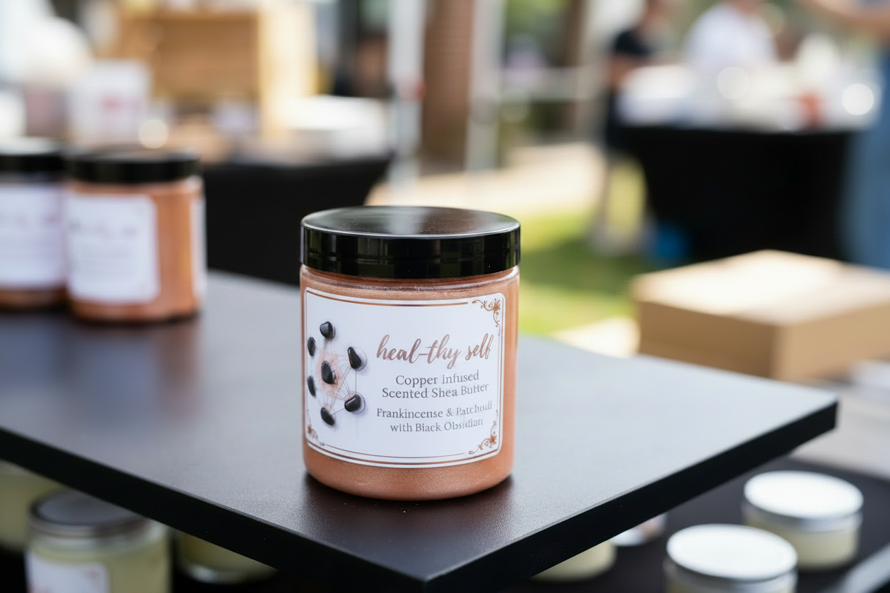 Copper Infused Crystal Shea Butter | WKE WRLD