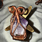 Amethyst Pendent - (Rare) Copper Wrapped & Charged - Builds Wisdom & Peace