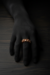 Copper Cuban Ring