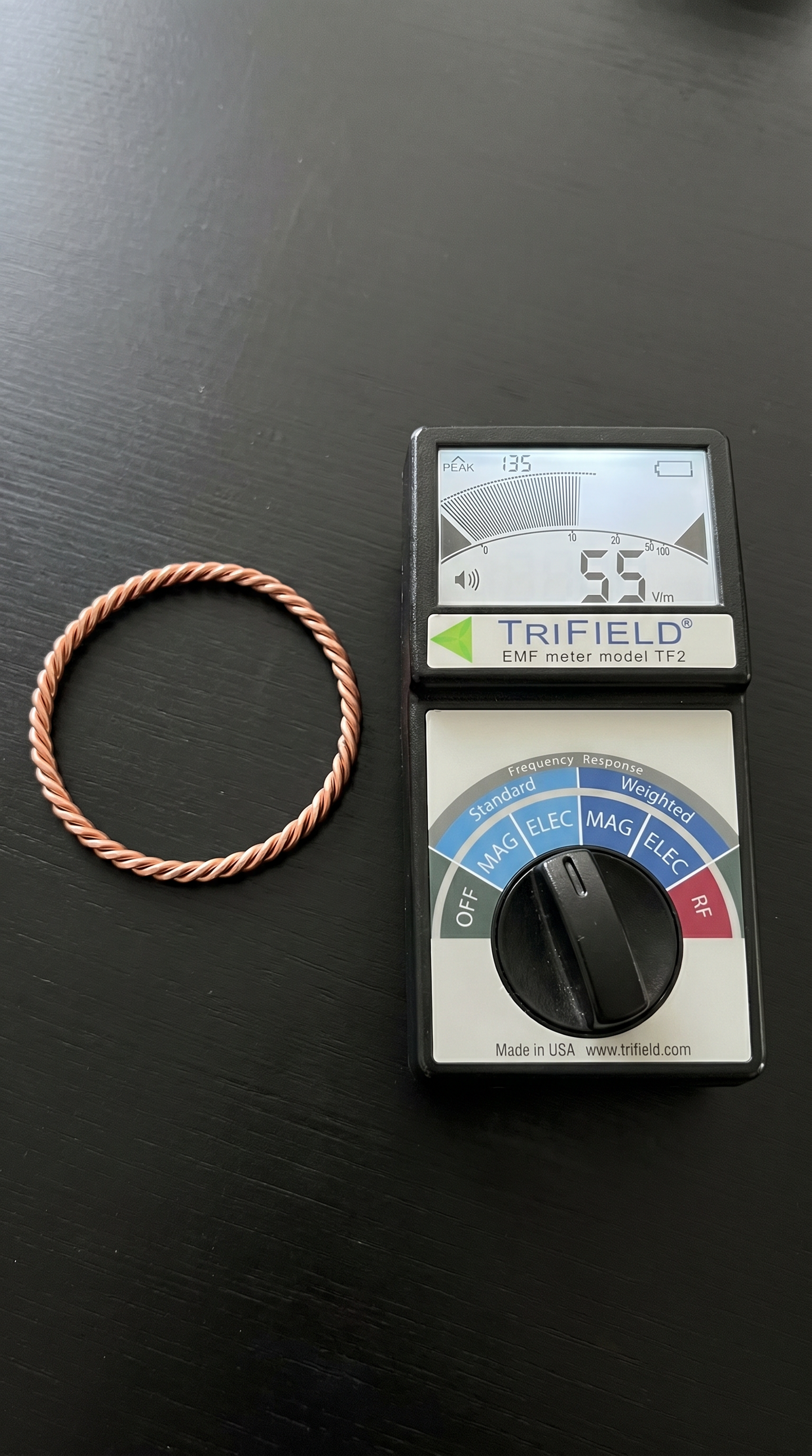 Pure Copper Tensor Ring