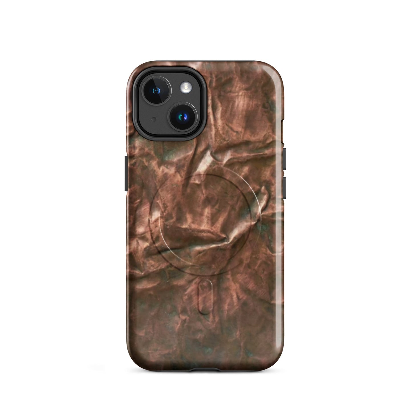 MagSafe® tough Copper Trippy Themed case for iPhone®
