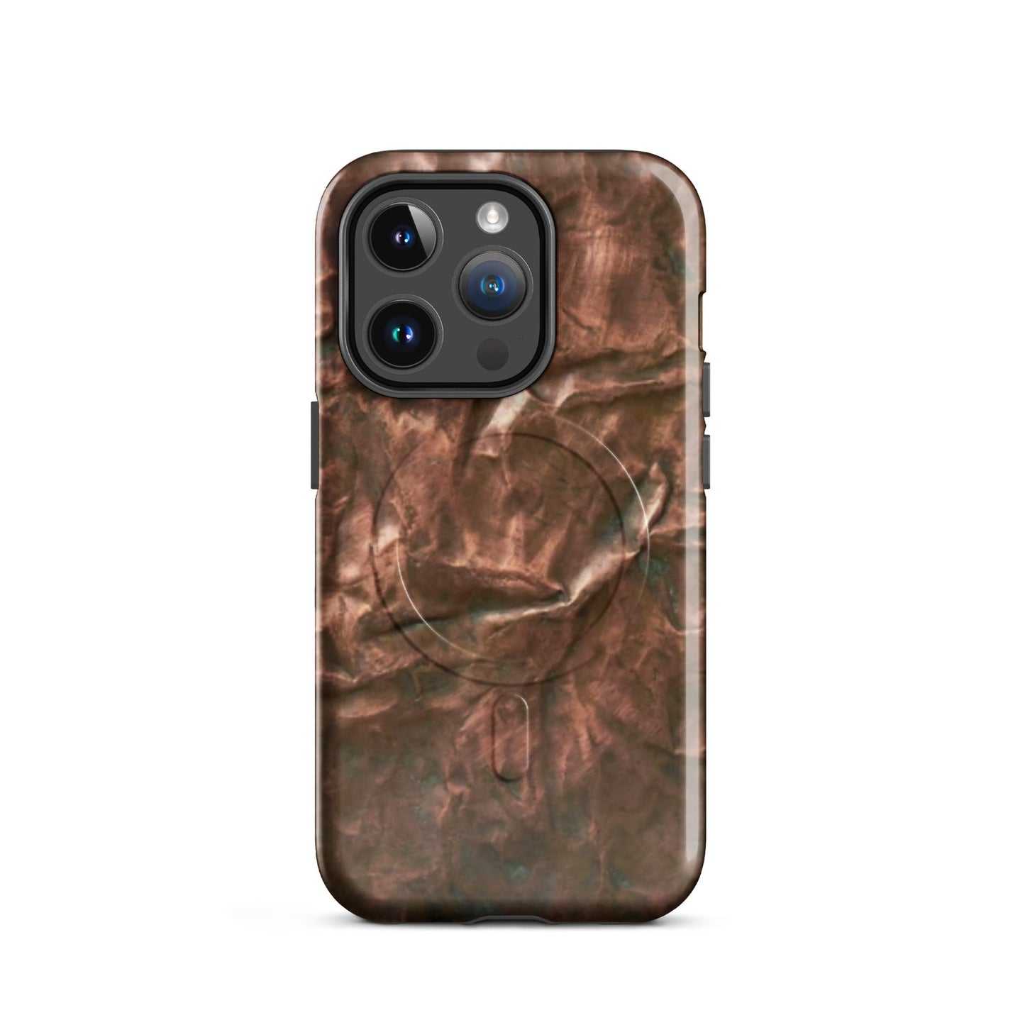 MagSafe® tough Copper Trippy Themed case for iPhone®