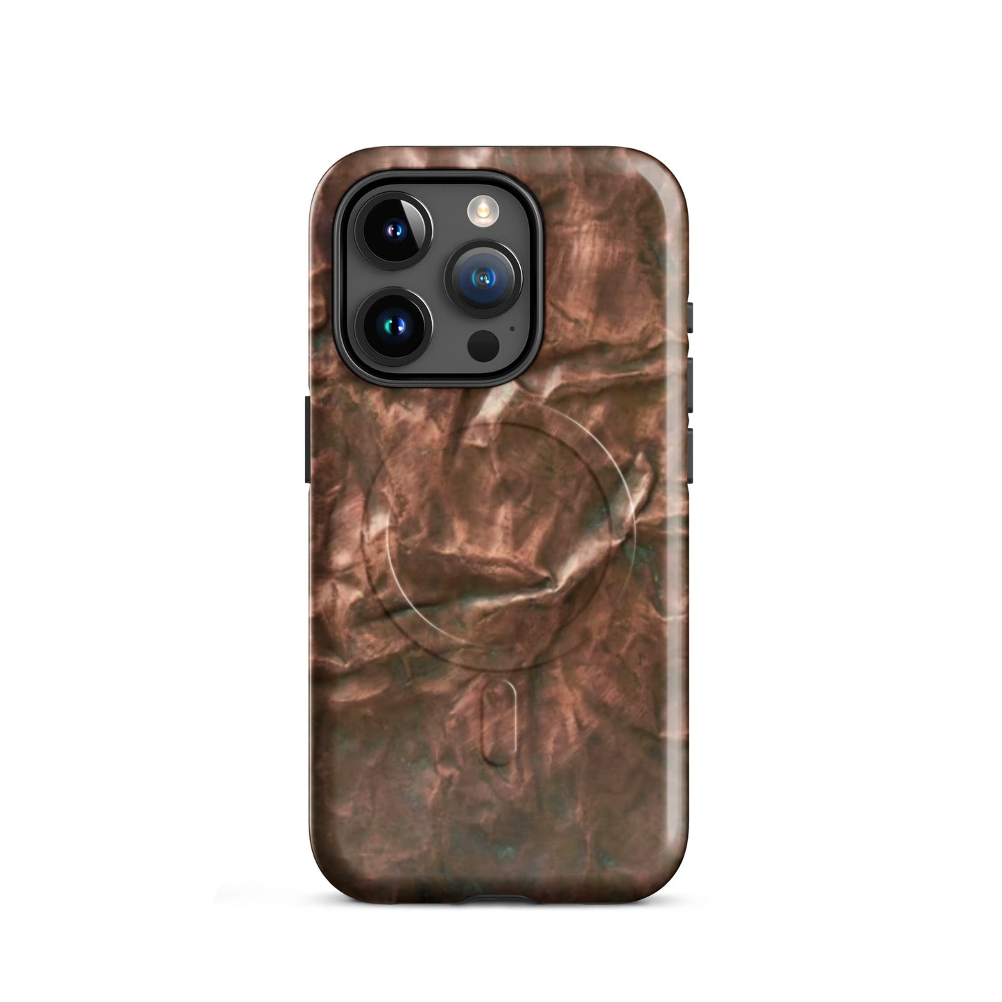 MagSafe® tough Copper Trippy Themed case for iPhone®