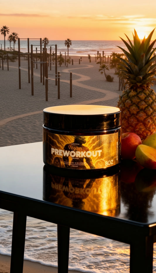 Vegan Pre Workout - Helps Tired Vegans, Build Muscle, Helps Vitality